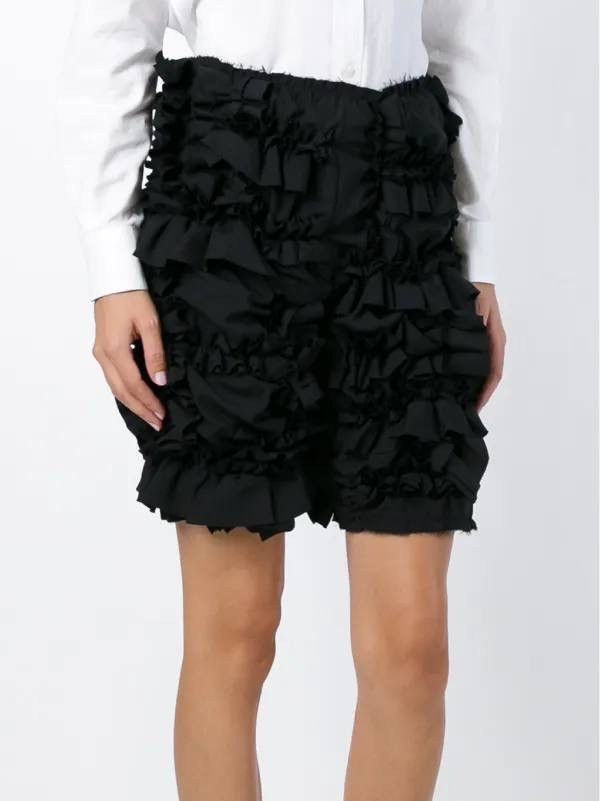 Comme des Garcons Final Drop!!!Comme Des Garcons AD2015 Ruffled Shorts Size 28" / US 6 / IT 42 - 2 Thumbnail