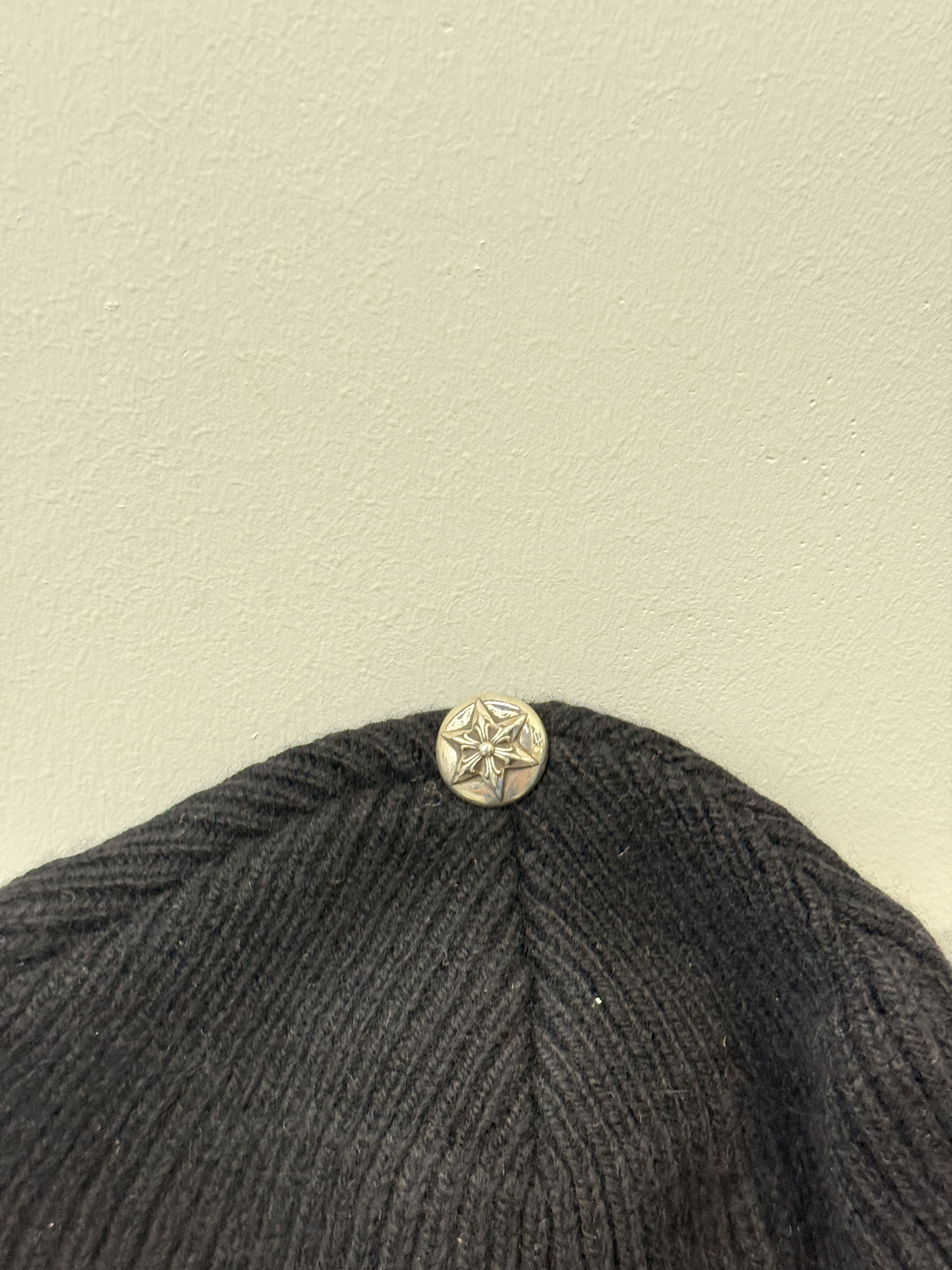 Chrome Hearts Big Daddy Cashmere Beanie Black