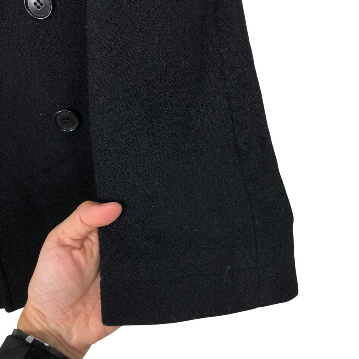 Issey Miyake 📌Rich Black Vintage Chore Worker Jacket Duck Canvas Zucca Size US M / EU 48-50 / 2 - 16 Thumbnail