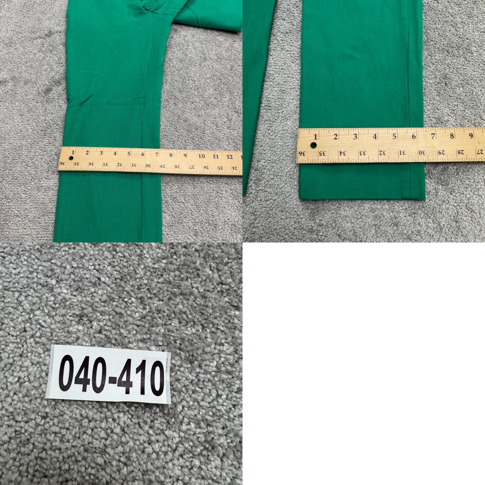 Banana Republic Banana Republic Ryan Straight Pants Womens 0 Green Mid Rise Dress Pants For Women 28x28 Flat Front Cotton Blend Breathable Comfortable Easy Care Size 25" / US 0 / IT 36 - 10 Thumbnail