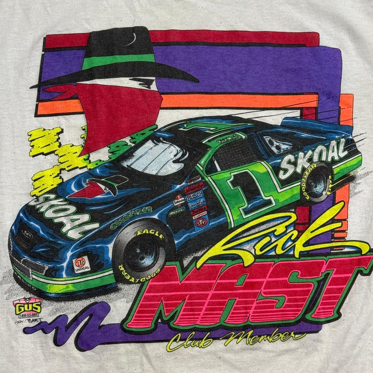 Other VINTAGE NASCAR 80s TEE Size US L / EU 52-54 / 3 - 3 Thumbnail