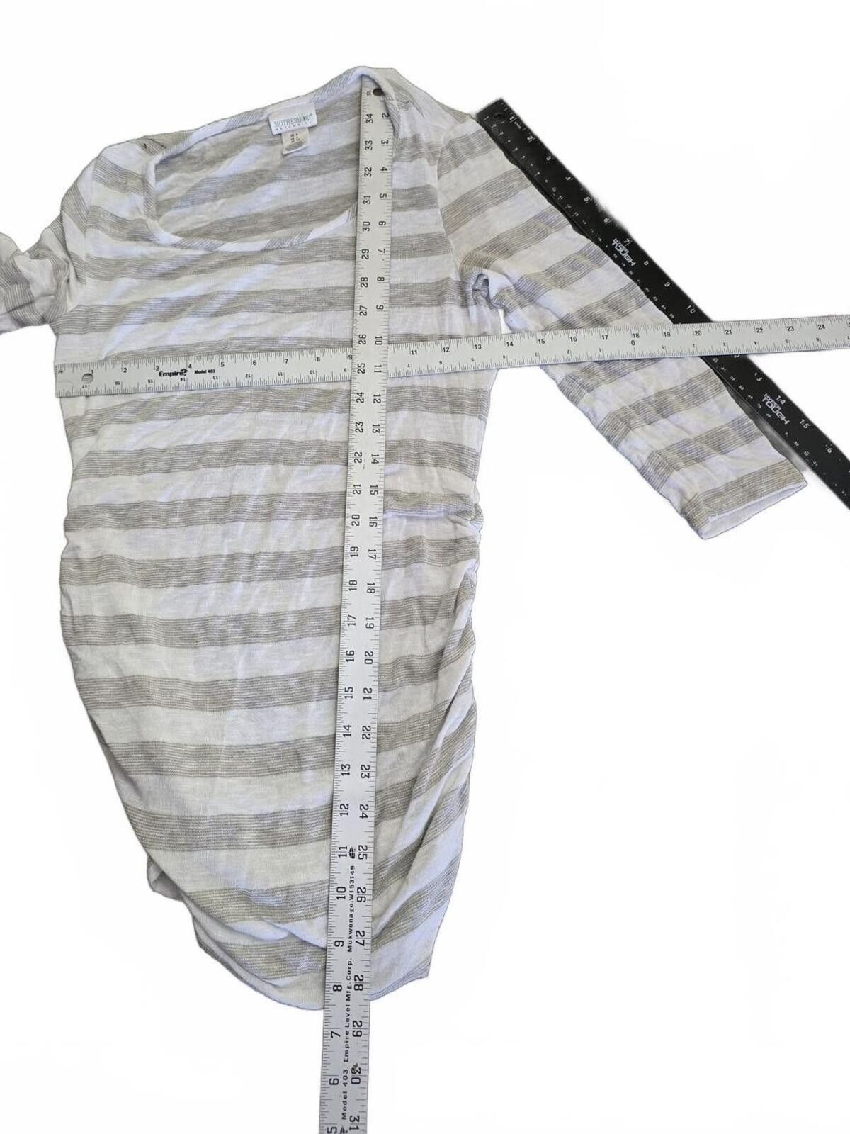 Other 2 Motherhood Maternity Long Sleeve Gray Tops Shirts Sz Small Size S / US 4 / IT 40 - 6 Thumbnail