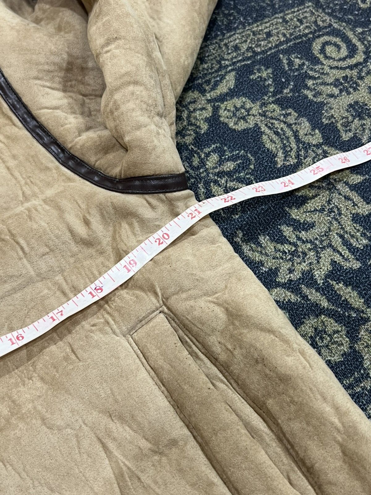 Vintage × Wrangler Vtg Wrangler Sherpa Sheep skin Leather Jacket Size US M / EU 48-50 / 2 - 11 Thumbnail