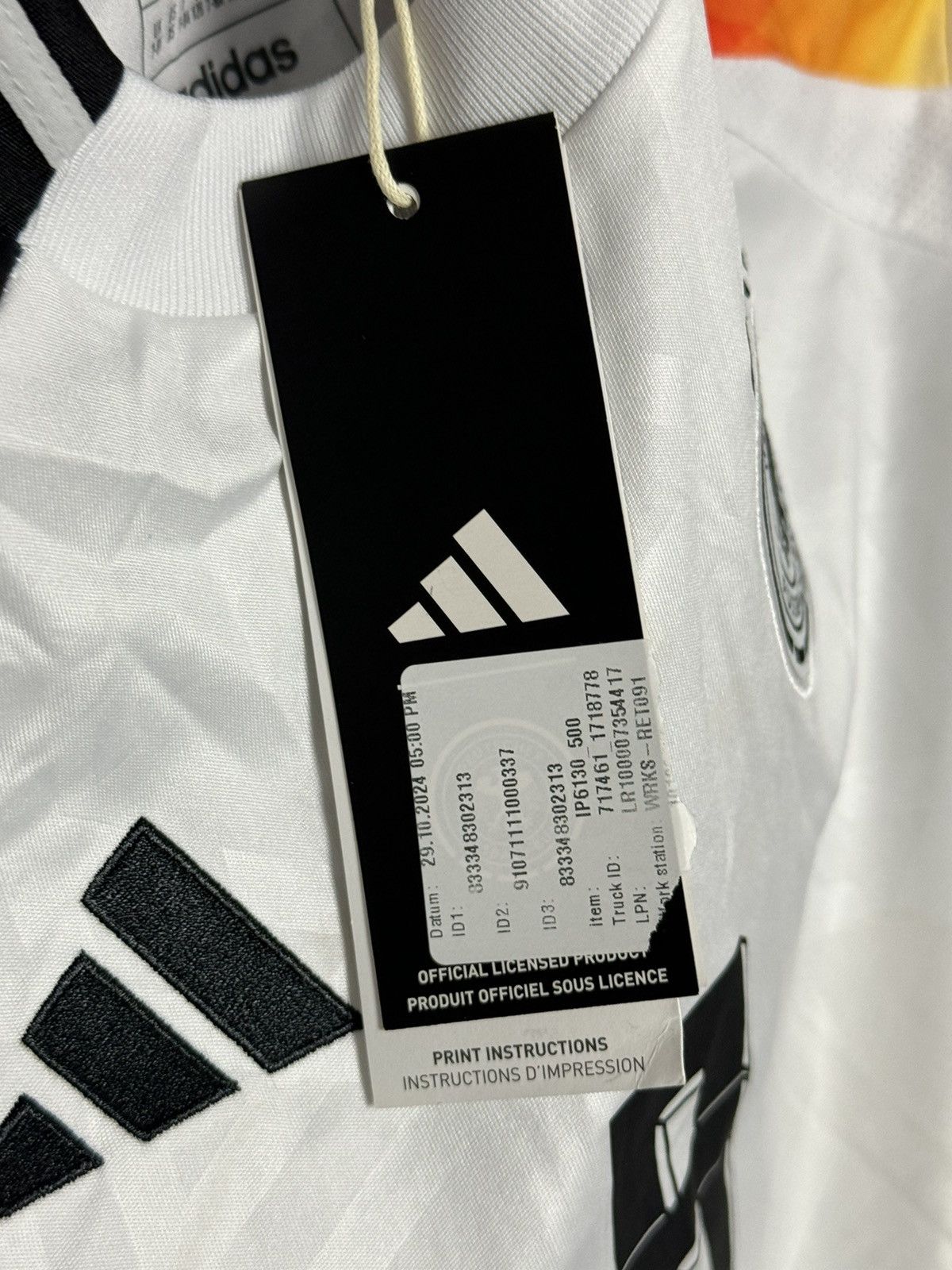 Adidas KIDS New Germany 2024 Home Kroos Football Jersey T-Shirt Size US XS / EU 42 / 0 - 12 Thumbnail