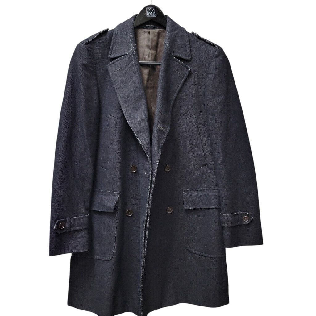 John Varvatos John Varvatos Double Breast Overcoat RN51711. Size 42L Size US L / EU 52-54 / 3 - 3 Thumbnail