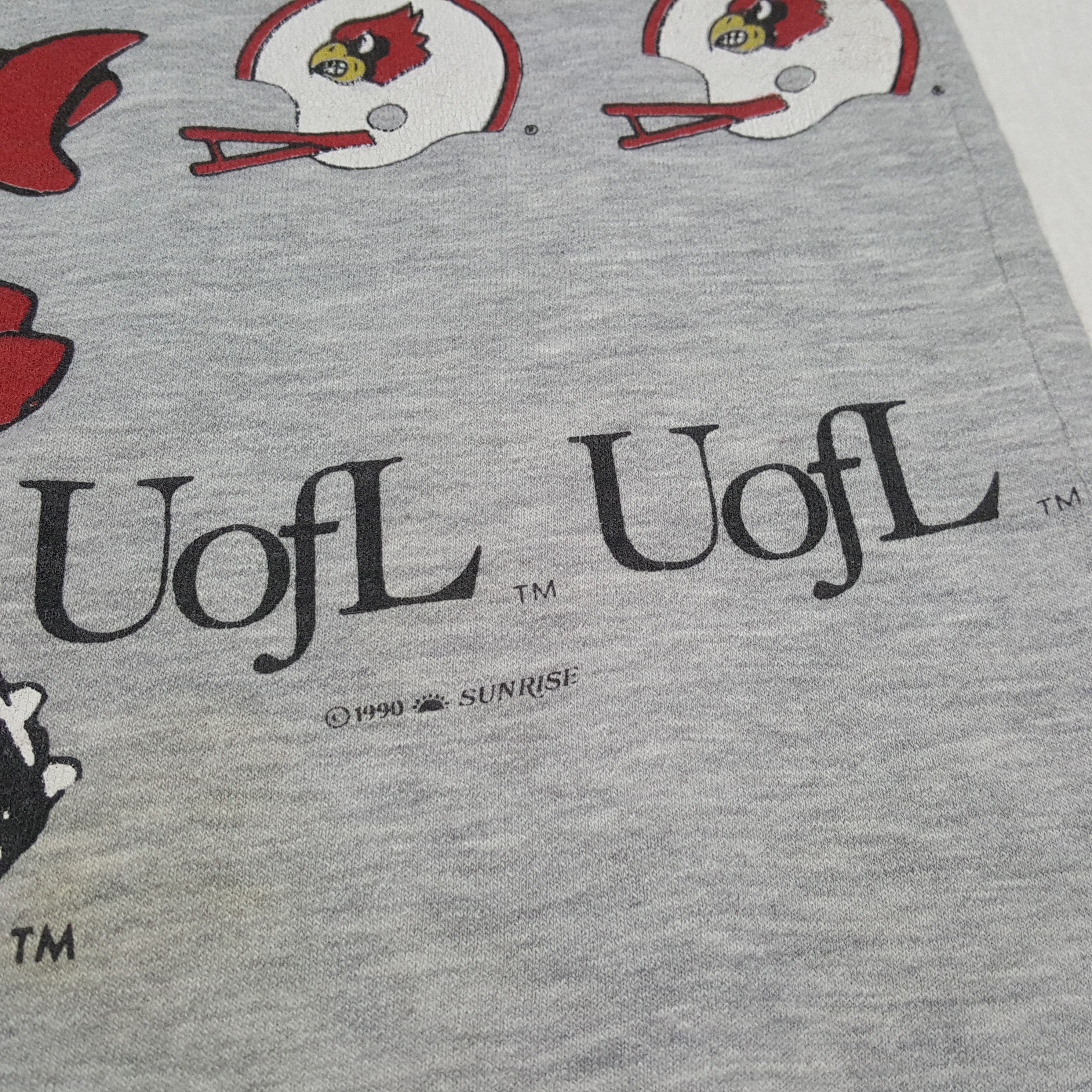 Vintage University Of Louisville Football Team Sweatshirt RR6 Size US M / EU 48-50 / 2 - 10 Thumbnail