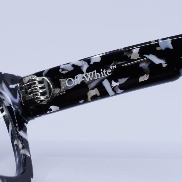 Off-White Off-White OERJ078 STYLE 78 1200 Eyeglasses Black Havana 52mm Size ONE SIZE - 8 Thumbnail