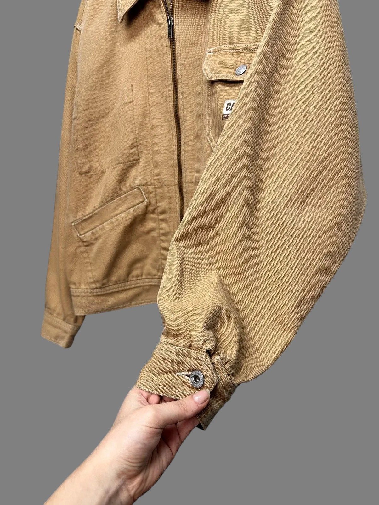 Japanese Brand Caterpillar Beige Workwear Jacket Utility Y2K Style Size US M / EU 48-50 / 2 - 8 Thumbnail