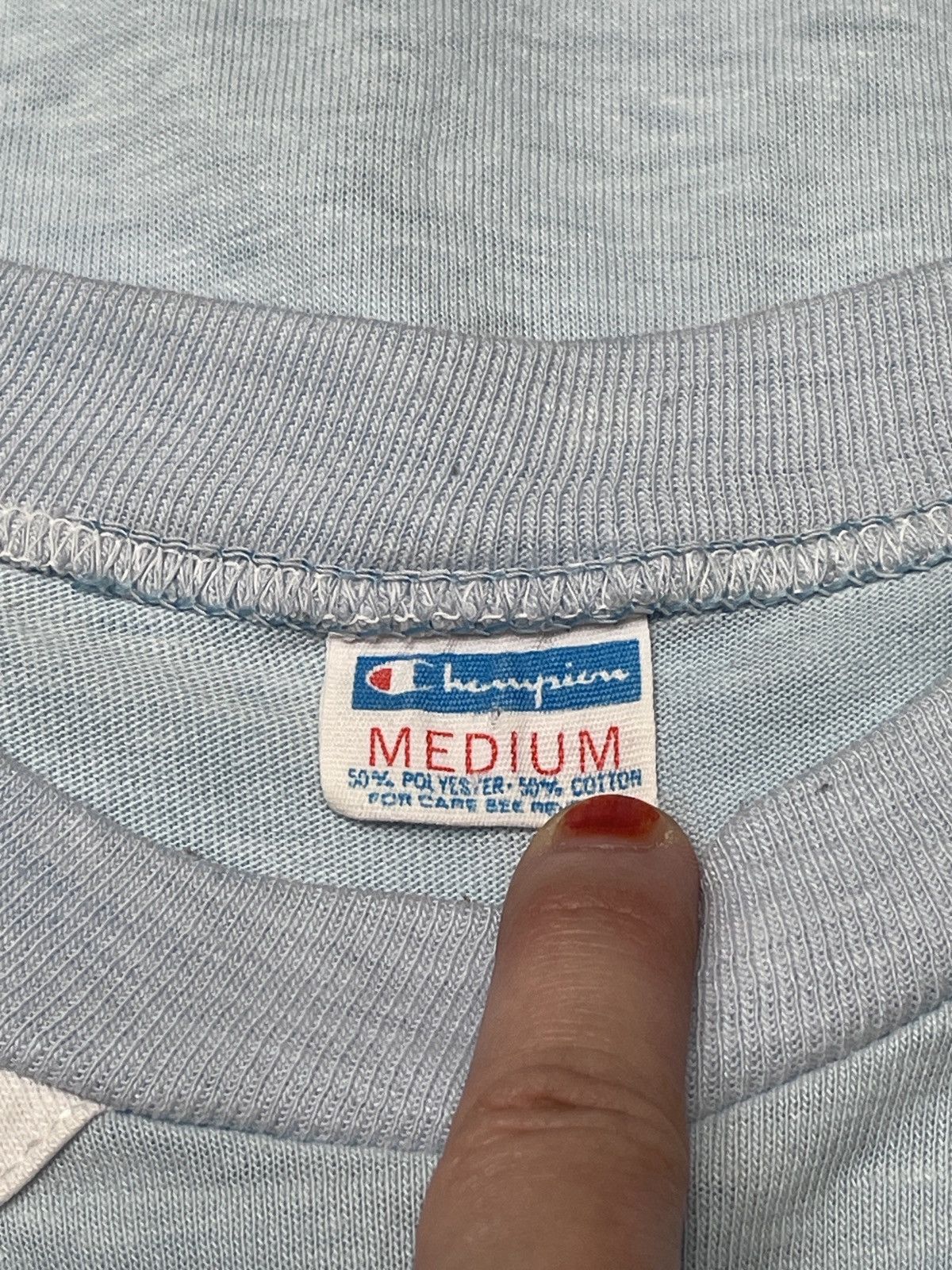 Champion Vintage Brand Champion Made In Usa T-Shirt 1980s Size US M / EU 48-50 / 2 - 4 Thumbnail