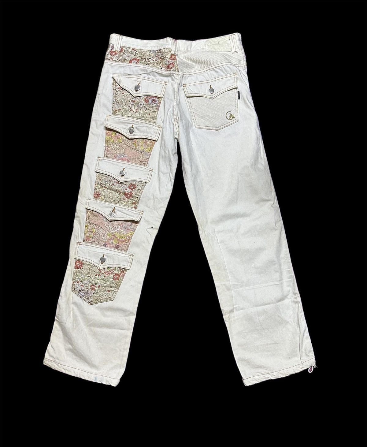 Japanese Brand Juvenile multipocket white denim Size US 36 / EU 52 - 1 Thumbnail