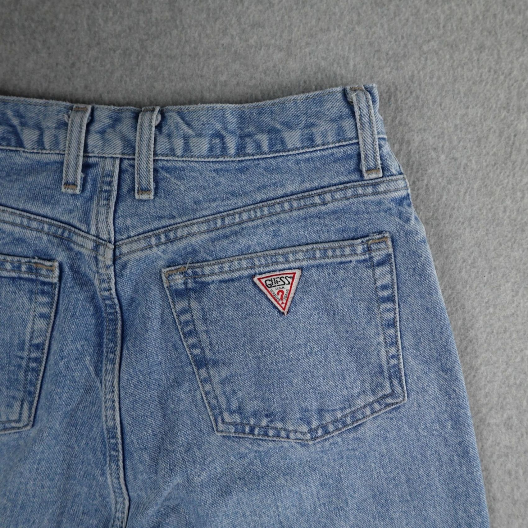 Guess GUESS Jeans Vintage 29 (29X29) High Waist Denim Blue 5-Pocket Regular Size 29 Women’s Jeans Size 29" - 6 Thumbnail