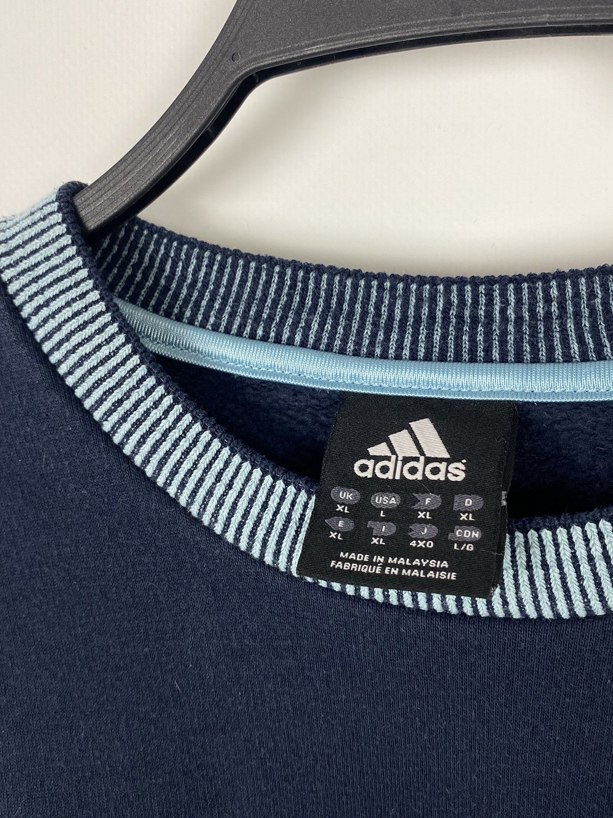 Vintage 2000’s Vintage Adidas Arch Logo Boxy Sweatshirt Size US L / EU 52-54 / 3 - 3 Thumbnail