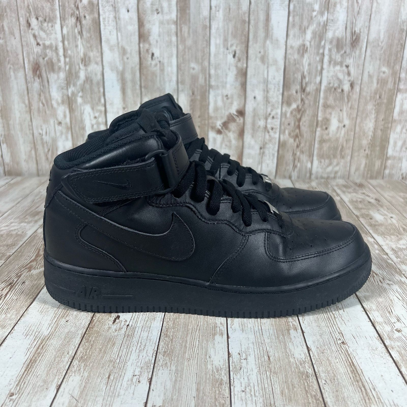 Nike Nike Air Force 1 Men’s Size 11 Triple Black 315123-001 Size US 10.5 / EU 43-44 - 1 Thumbnail