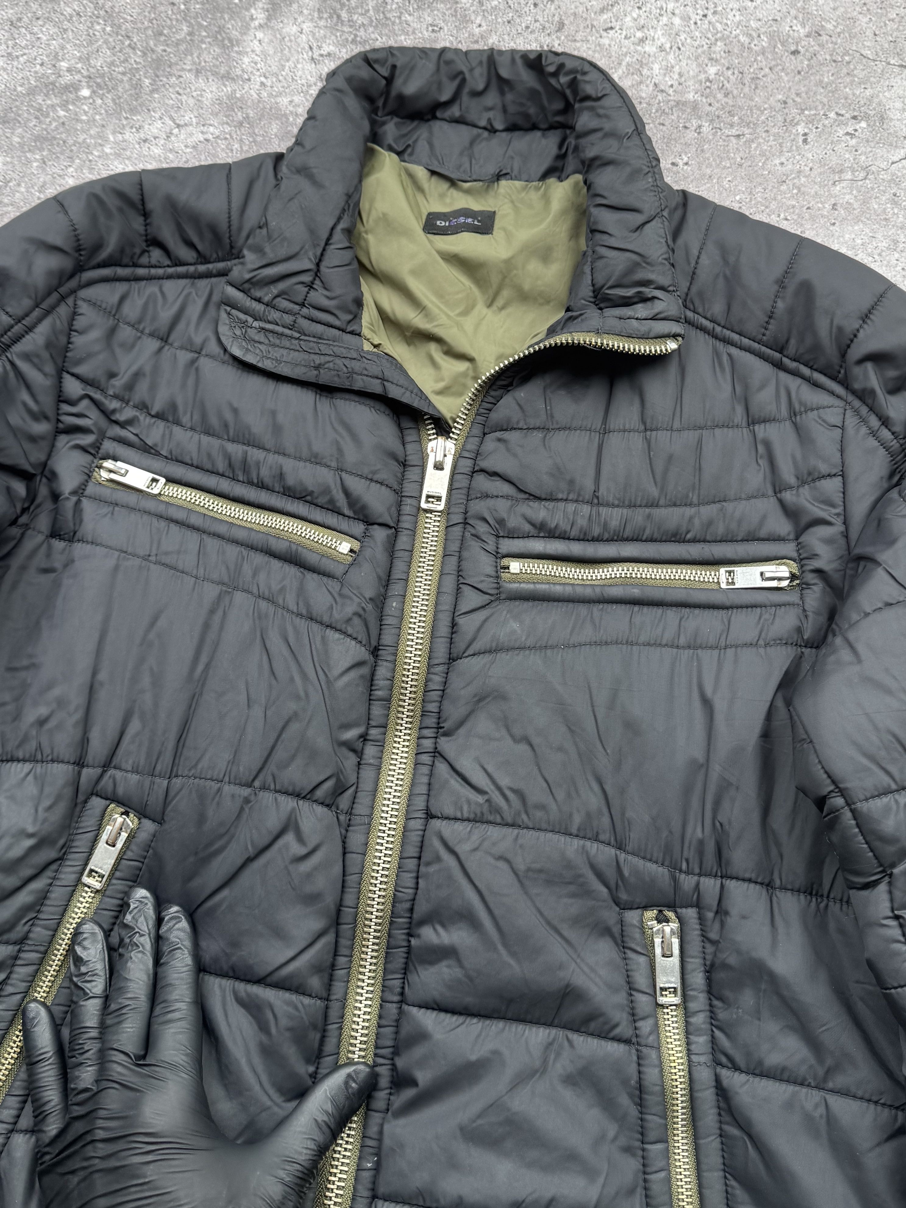 Diesel Diesel Vintage Jacket With Zippers(V245) Size US L / EU 52-54 / 3 - 4 Thumbnail
