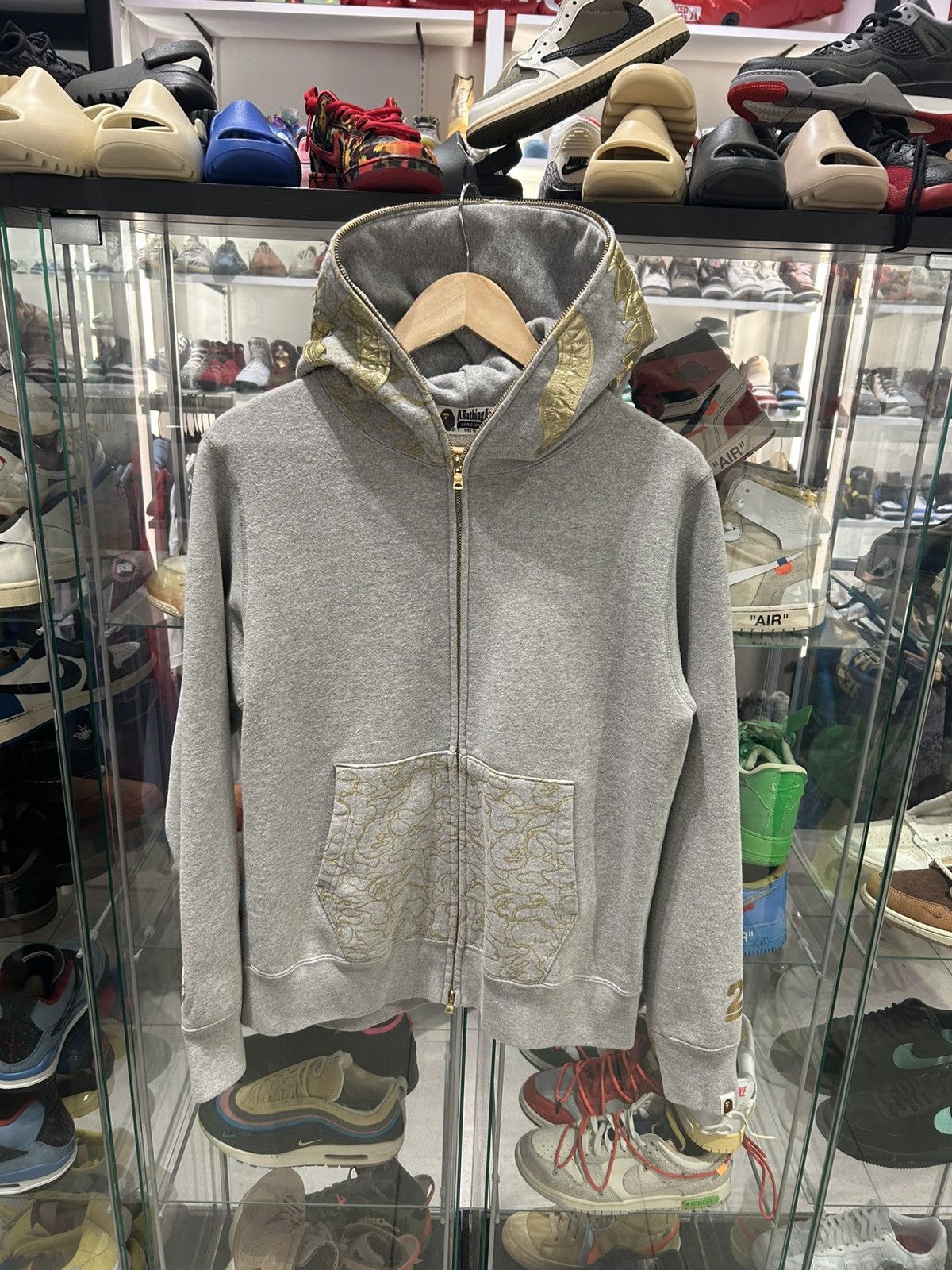 Bape Bape 23rd anniversary shark hoodie grey Size US M / EU 48-50 / 2 - 1 Thumbnail