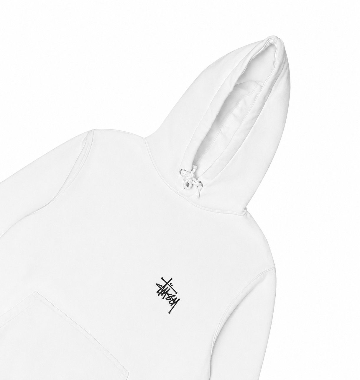 Stussy Stussy Basic Hoodie Pigment Dyed Pullover Unisex White Size US XS / EU 42 / 0 - 6 Thumbnail