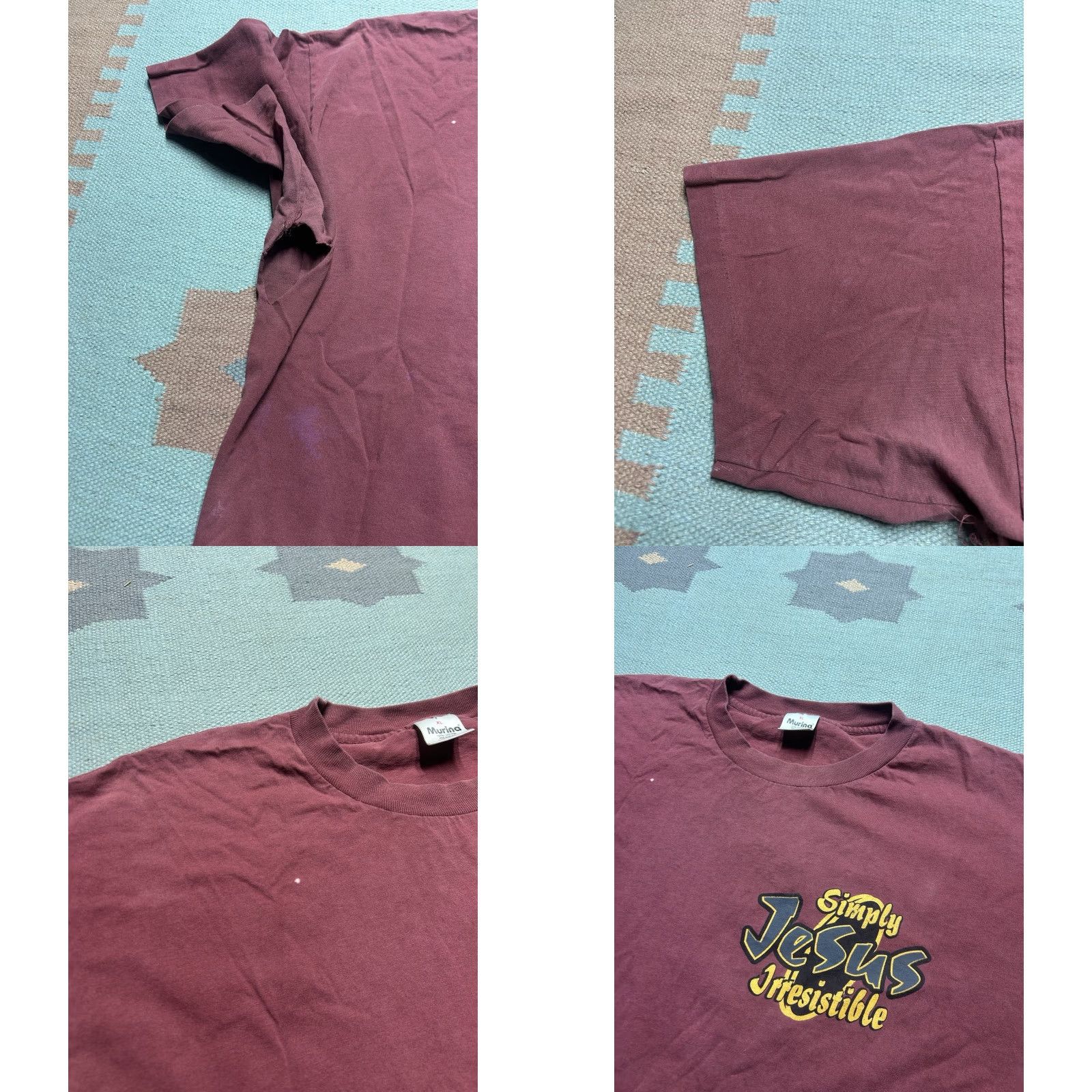 Vintage VINTAGE 90s t shirt Jesus Pepsi parody living epistles simply irresistible XL Size US XL / EU 56 / 4 - 8 Thumbnail
