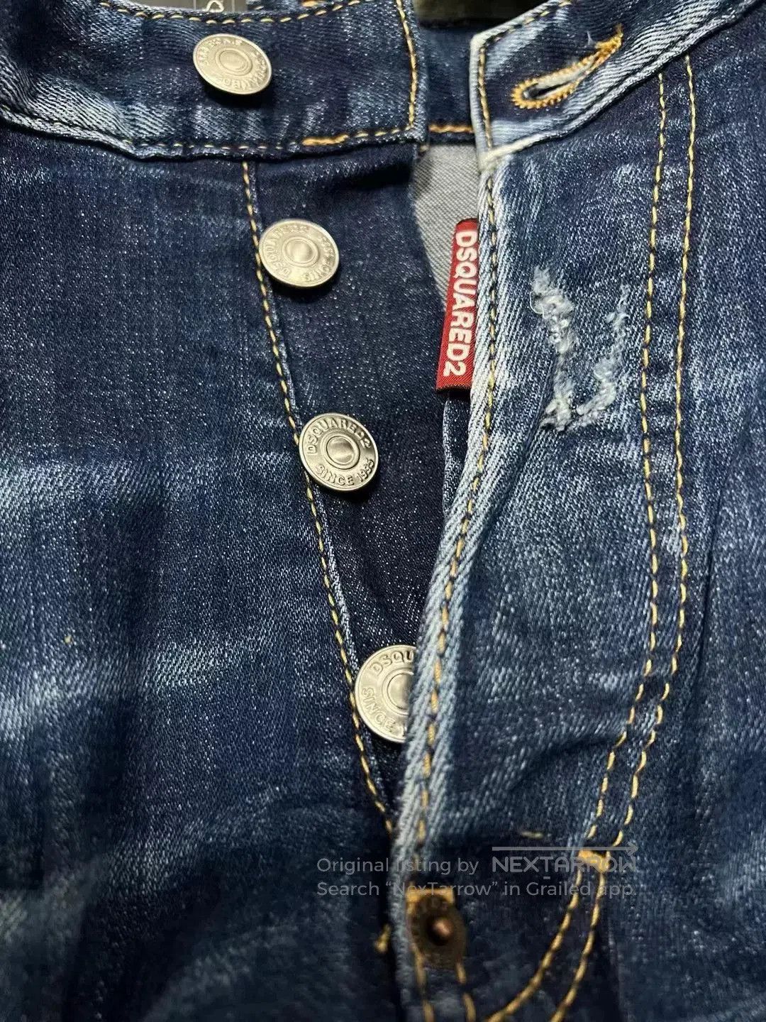 Dsquared2 dsquared2 blue distressed denim pants. Size US 44 / EU 60 - 3 Thumbnail