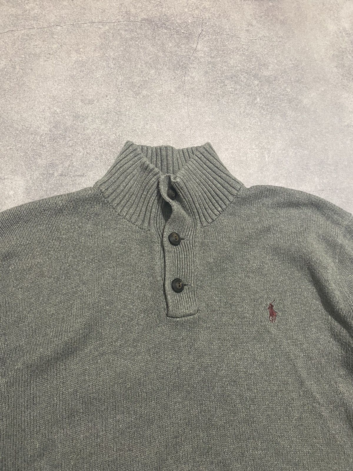 Polo Ralph Lauren × Ralph Lauren Polo Ralph Lauren Mock Neck Sweater Size US XL / EU 56 / 4 - 2 Thumbnail