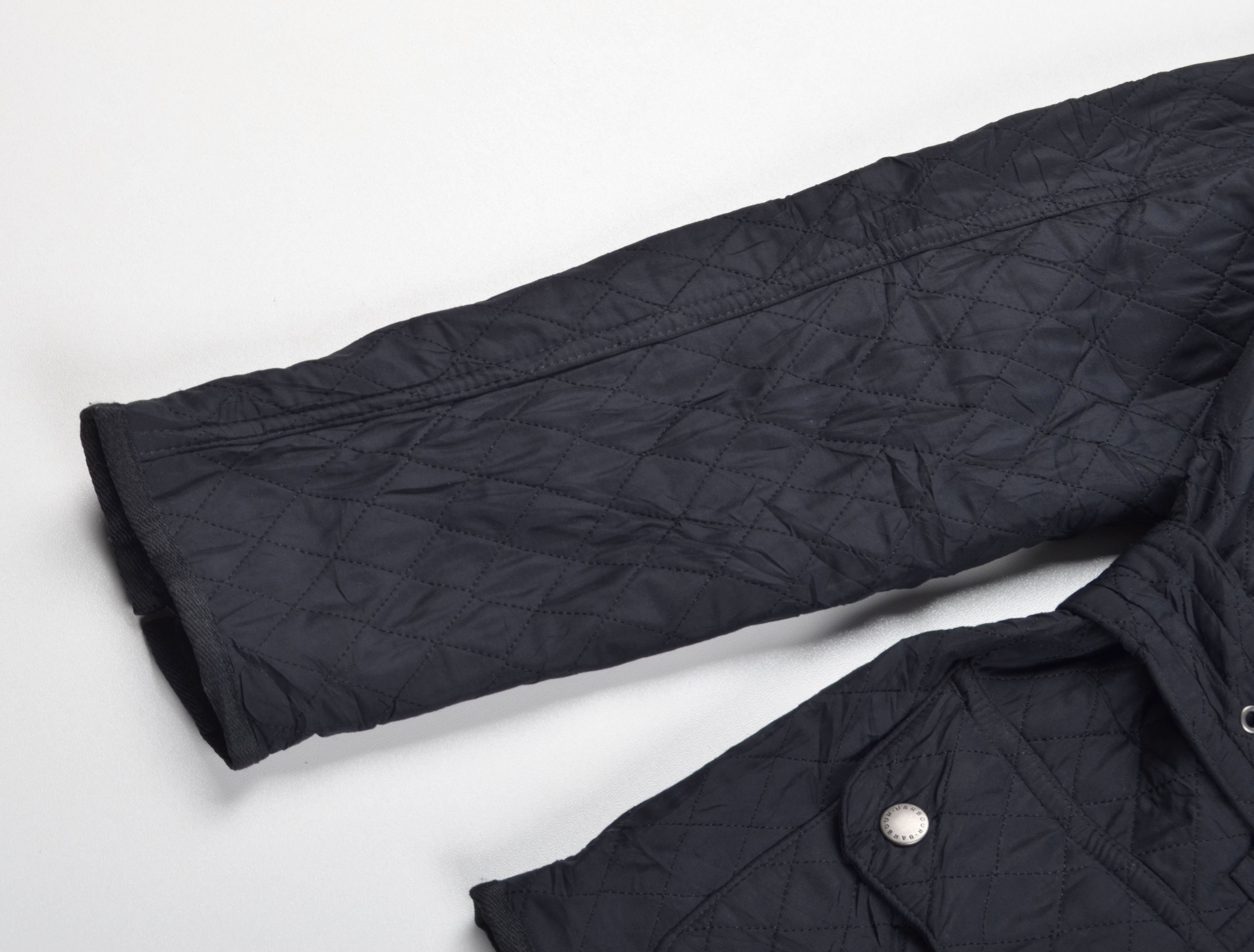Barbour Barbour Black Belted Lysley Quilted Jacket Size L / US 10 / IT 46 - 7 Thumbnail