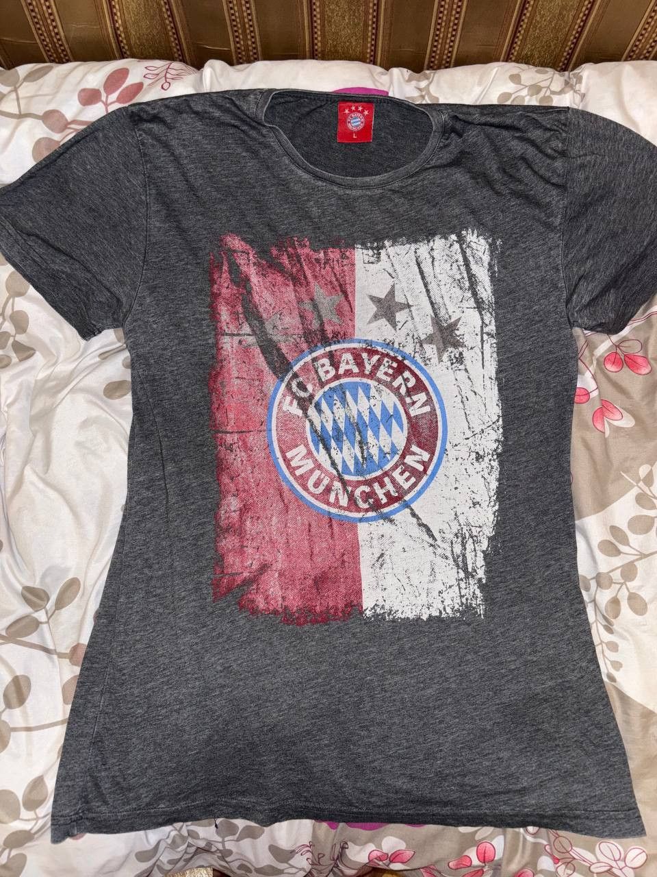 Vintage Original FC Bayern Munich Champion German T-shirt gray L Size US L / EU 52-54 / 3 - 11 Thumbnail