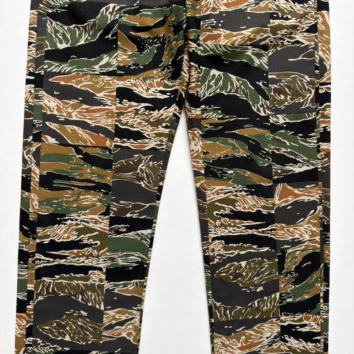 Dries Van Noten S/S 20 Patchwork Tiger Camo Print Pants Size US 32 / EU 48 - 8 Thumbnail