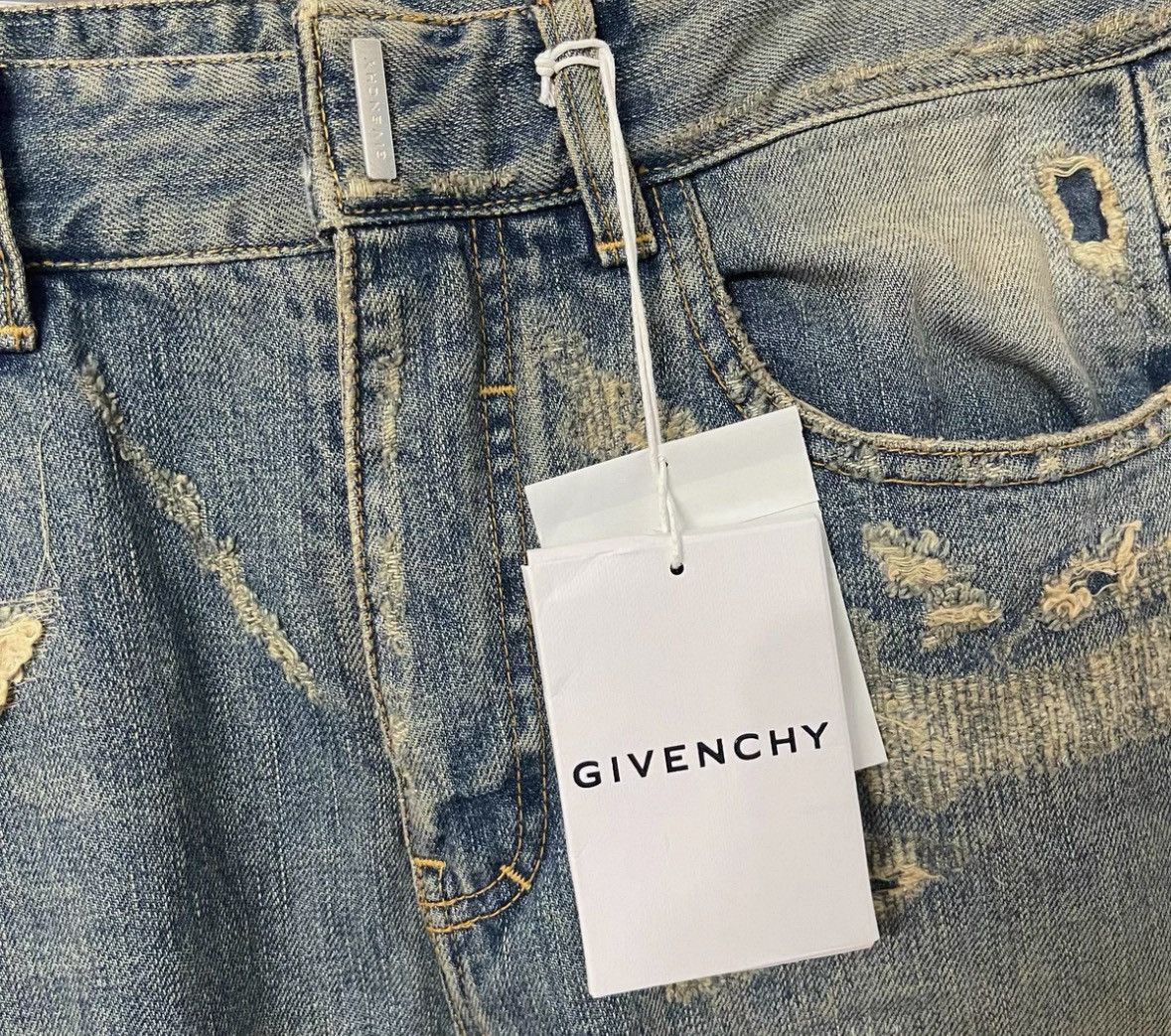 Givenchy Givenchy Patchwork Destroyed Denim Pants 2506-Nextarrow Size US 30 / EU 46 - 4 Thumbnail