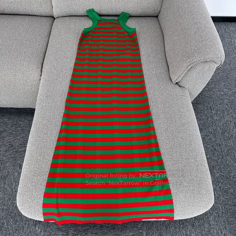 Gucci Gucci Striped knitted sleeveless A-shaped dress Size XS / US 0-2 / IT 36-38 - 2 Thumbnail