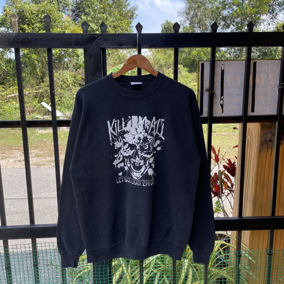 Band Tees 🔥Vintage 80s Metallica Kill Em All Big Skull Logo Sweatshirt Size US M / EU 48-50 / 2 - 1 Thumbnail