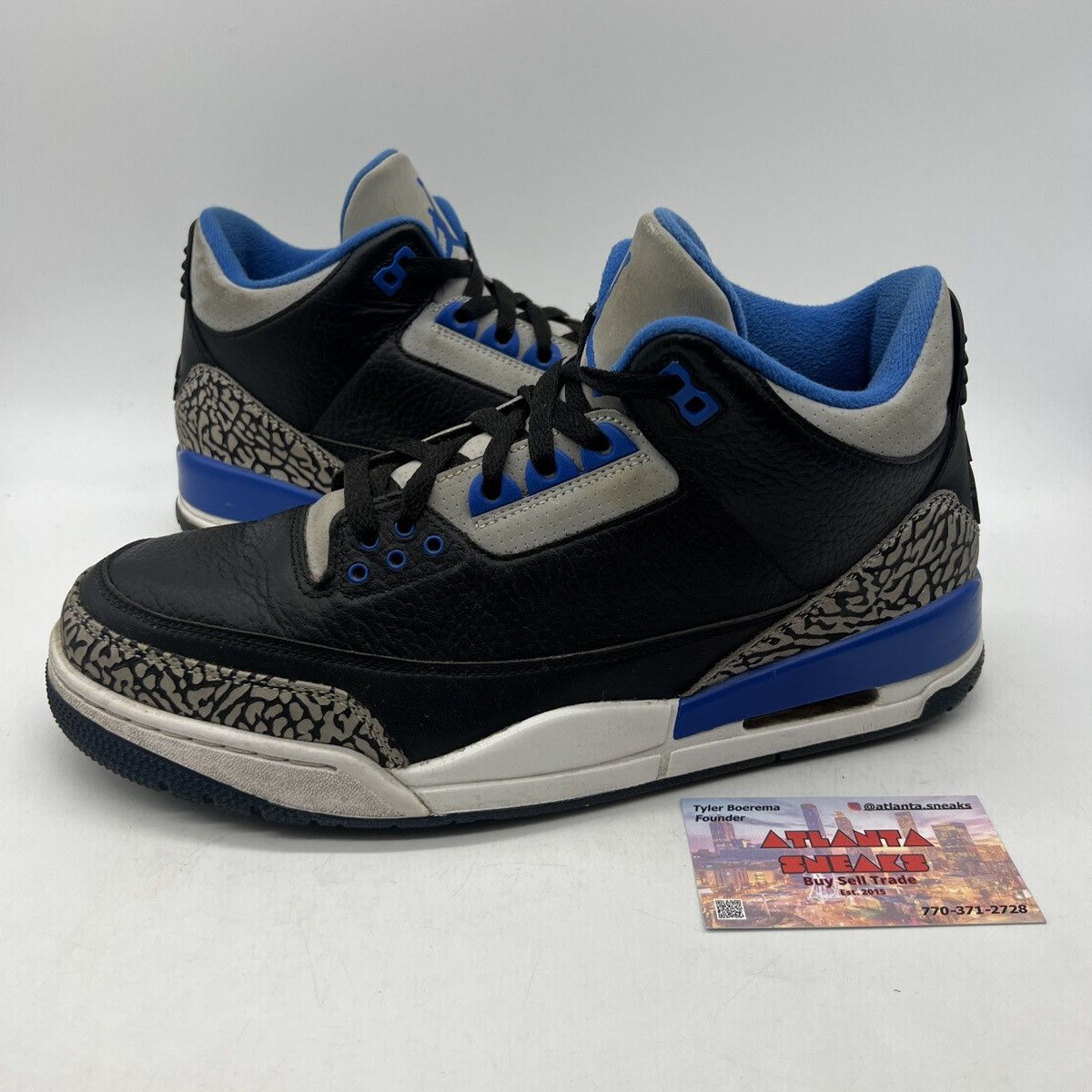 Jordan Brand Air Jordan 3 sport blue Size US 10.5 / EU 43-44 - 1 Thumbnail