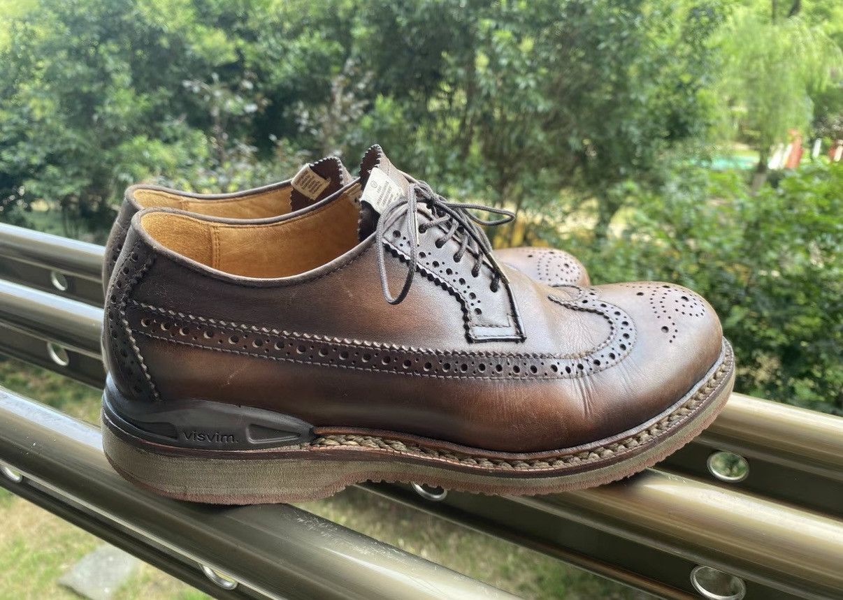 Visvim VISVIM 12SS PATRICIAN FOLK Handmade Brogue Leather Shoes Size US 8.5 / EU 41-42 - 3 Thumbnail