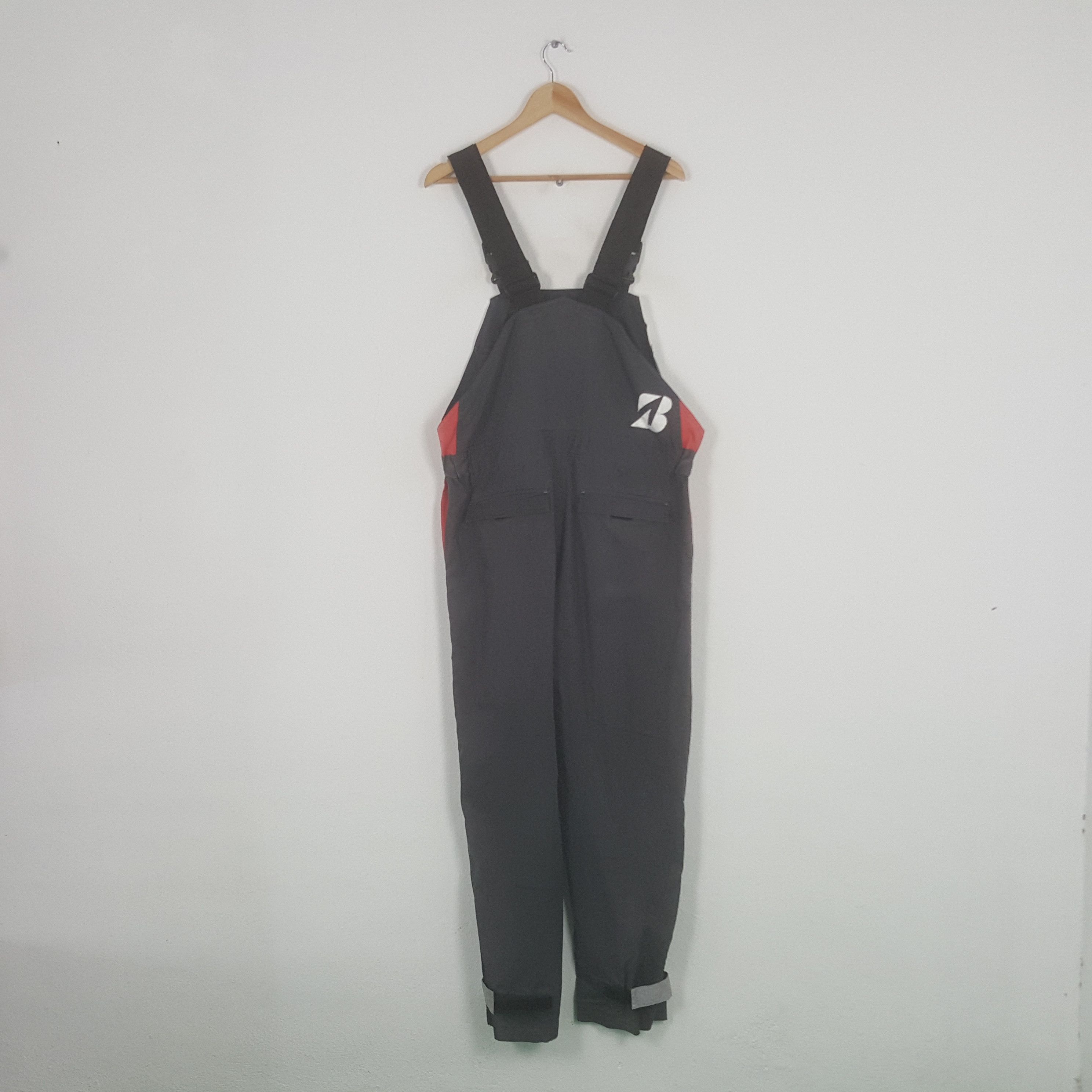 Vintage Vintage Bridgestone Racing Motorsports Overall Pants Size US 37 - 4 Thumbnail