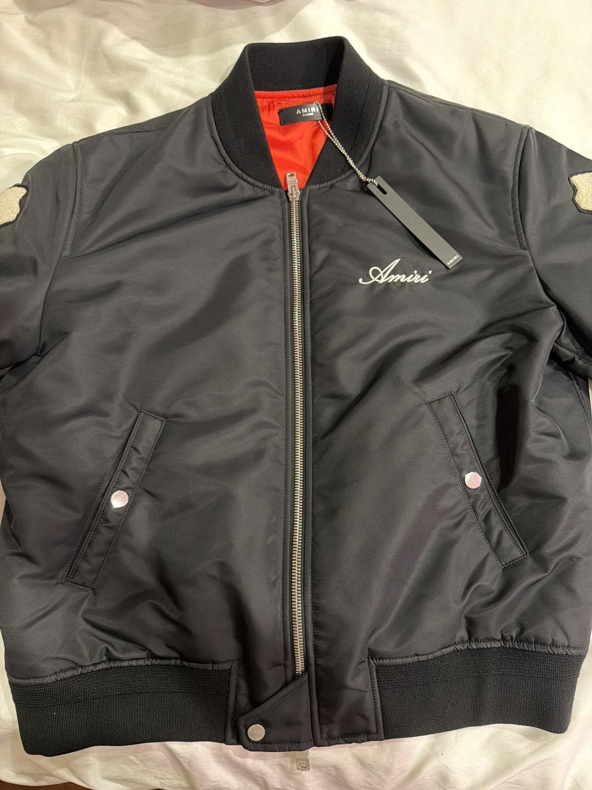Amiri Amiri Bones Bomber Jacket Size US XL / EU 56 / 4 - 1 Thumbnail