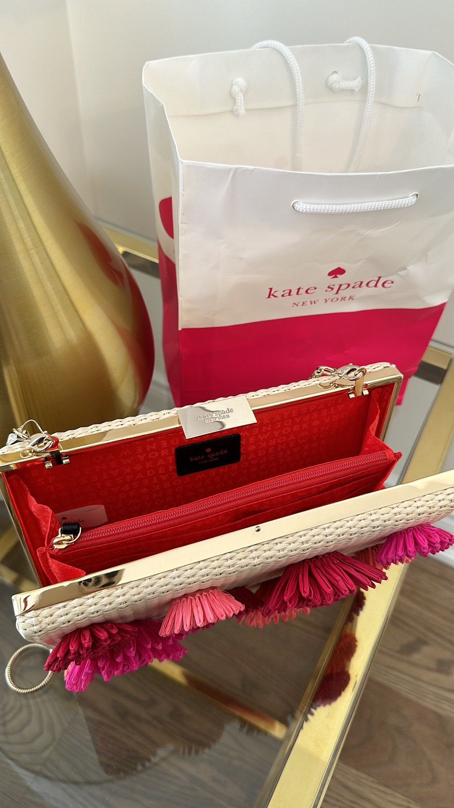 Kate Spade Kate Spade Emanuelle Montigo Avenue Clutch Floral 3D Bag Size ONE SIZE - 5 Thumbnail
