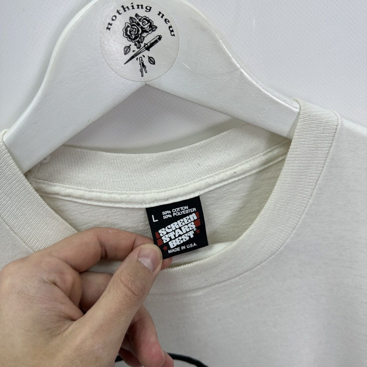 Vintage Vintage 90s Chevrolet Corvette tee promo racing y2k f1 hype Size US L / EU 52-54 / 3 - 6 Thumbnail