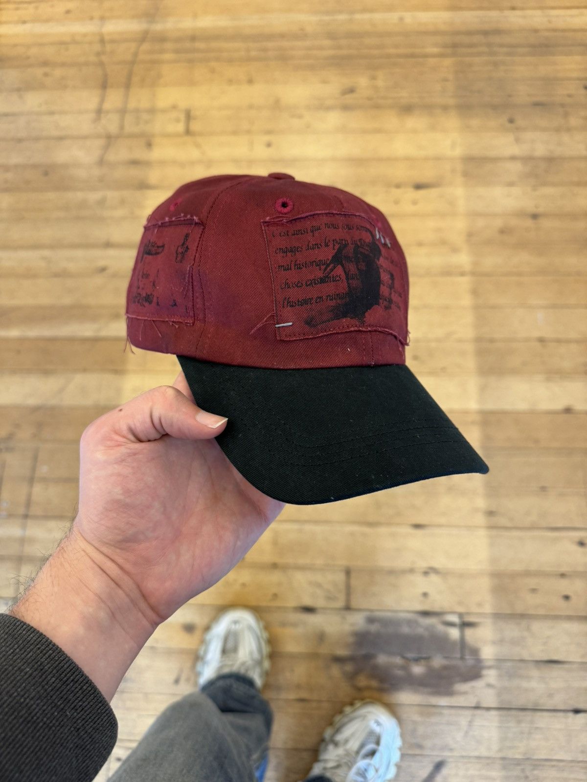 Enfants Riches Deprimes Enfants Riches Deprimes Red & Black Napoleon Hat Size ONE SIZE - 5 Thumbnail