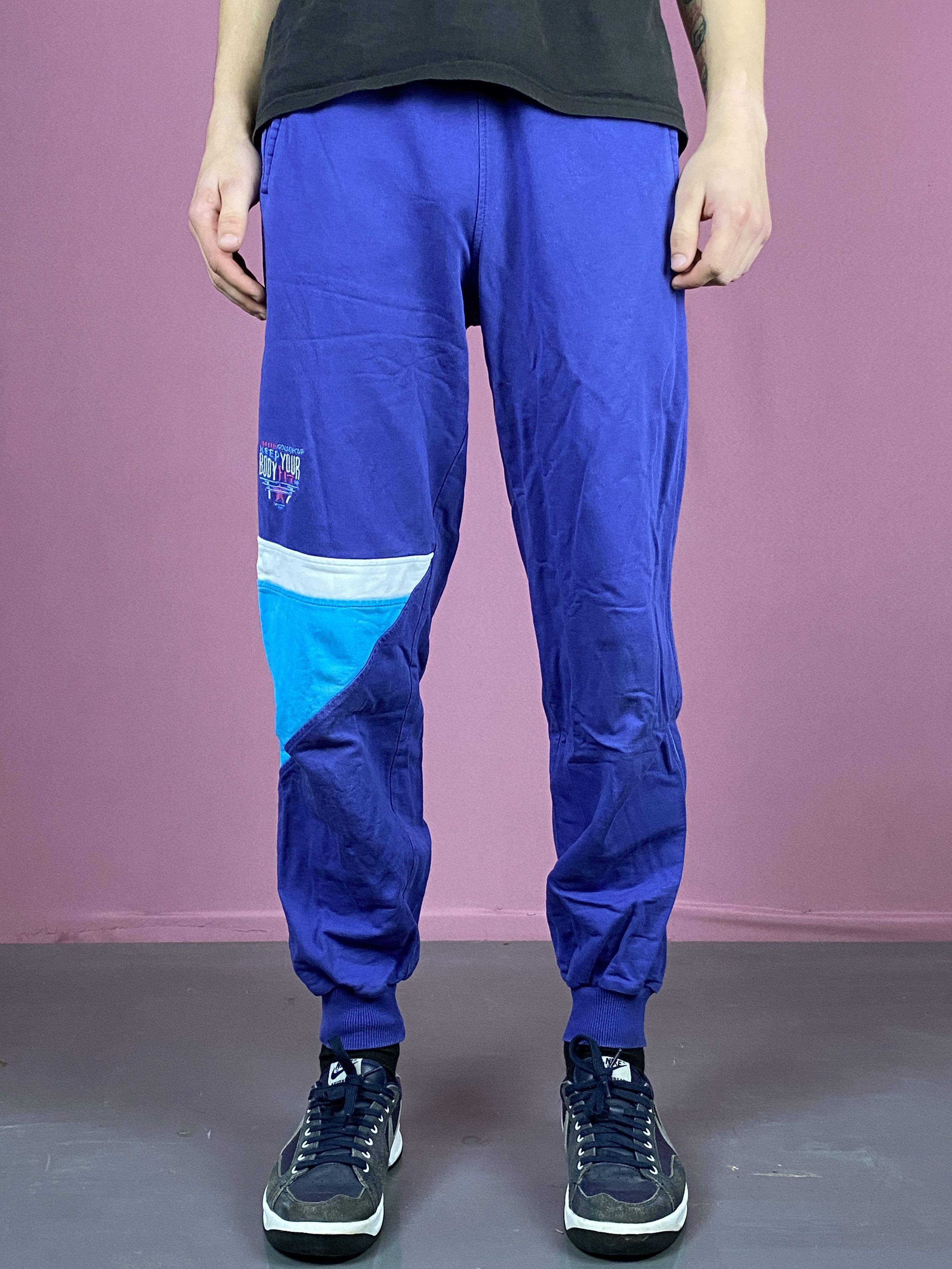 Vintage 90s Golden Cup Vintage Men's Sweatpants - L Size US 38 / EU 54 - 2 Thumbnail