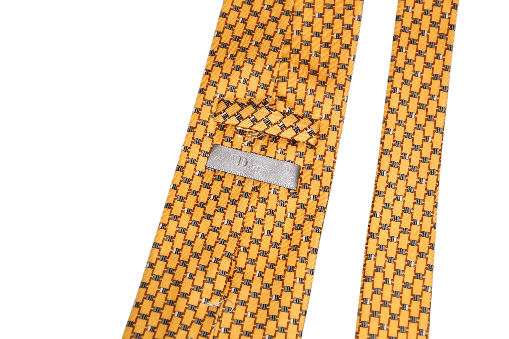Dior Dior Homme Abstract Pattern Hand Made Silk TIe Size ONE SIZE - 2 Thumbnail