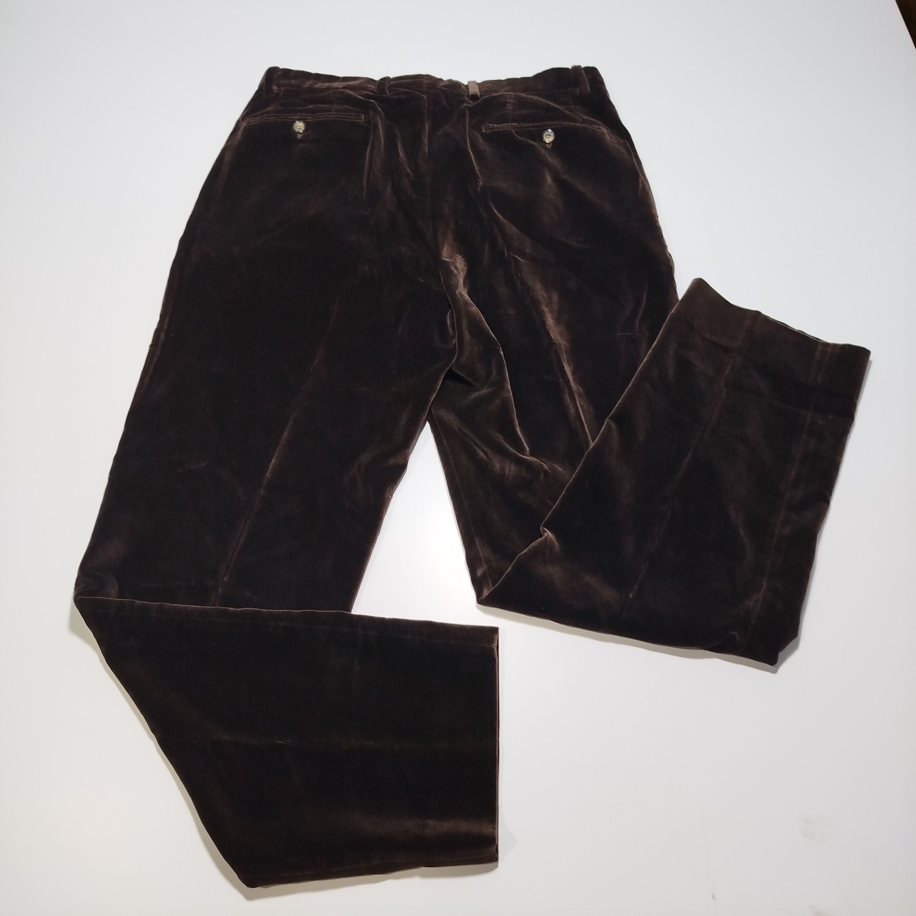 Gucci GUCCI by TOM FORD VELOUR TROUSERS Size US 32 / EU 48 - 1 Thumbnail