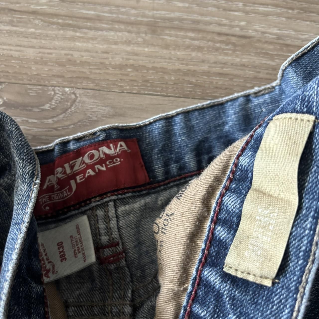 Vintage Crazy Vintage Y2K/2000s Grunge Medium Wash Essential Denim Jeans! 38x28 Size US 38 / EU 54 - 7 Thumbnail