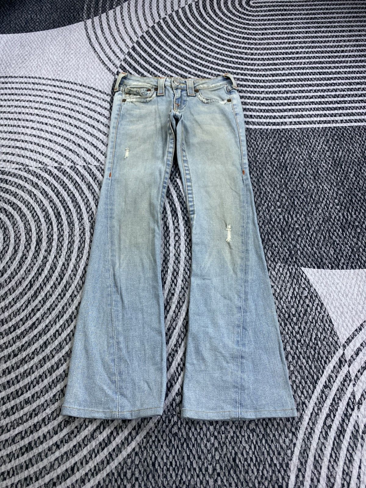 True Religion Vintage True Religion Flared Denim Jeans Size 26" / US 2 / IT 38 - 1 Thumbnail