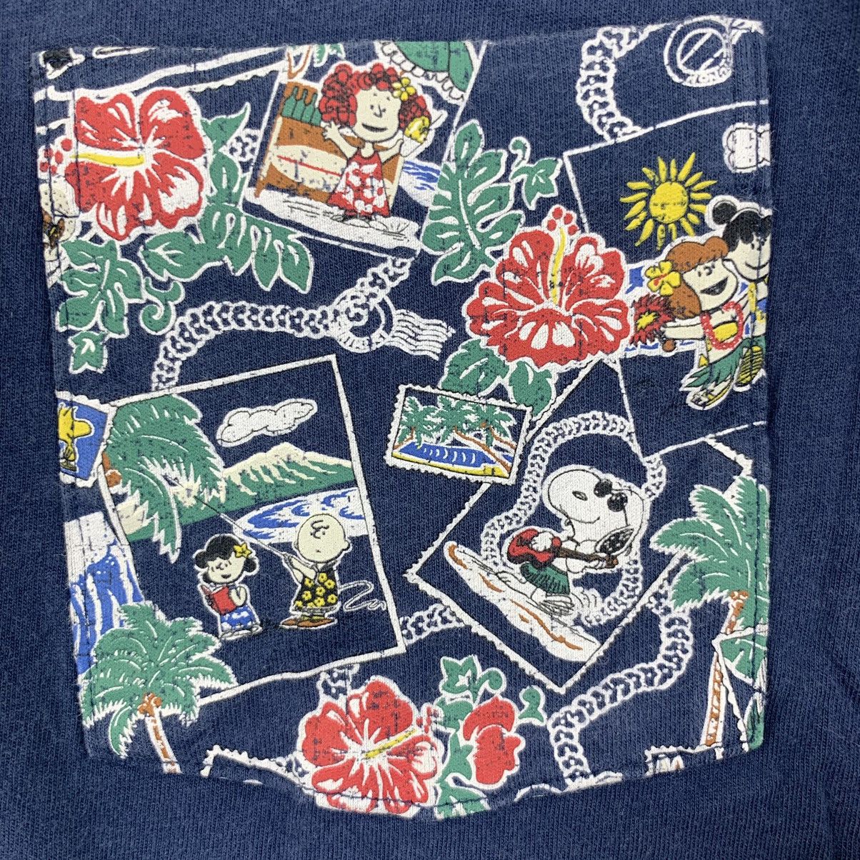 Peanuts × Reyn Spooner × Uniqlo REYN SPOONER x UNIQLO x PEANUTS Cropped Tee Shirt Size XXL / US 16-18 / IT 52-54 - 3 Thumbnail
