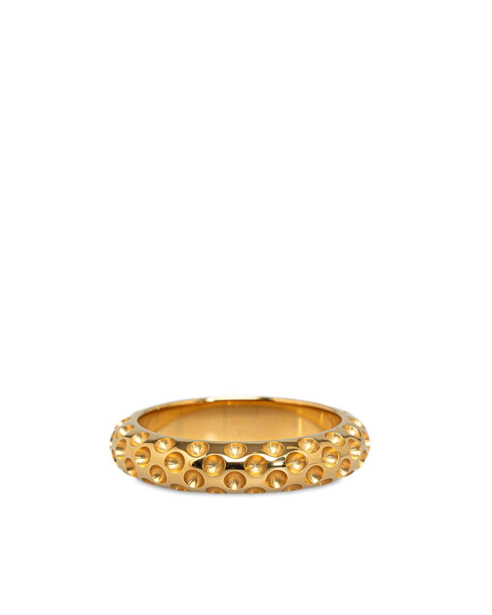 image of Hermes Gold Scarf Ring Jewelry In Ab Condition, Women's