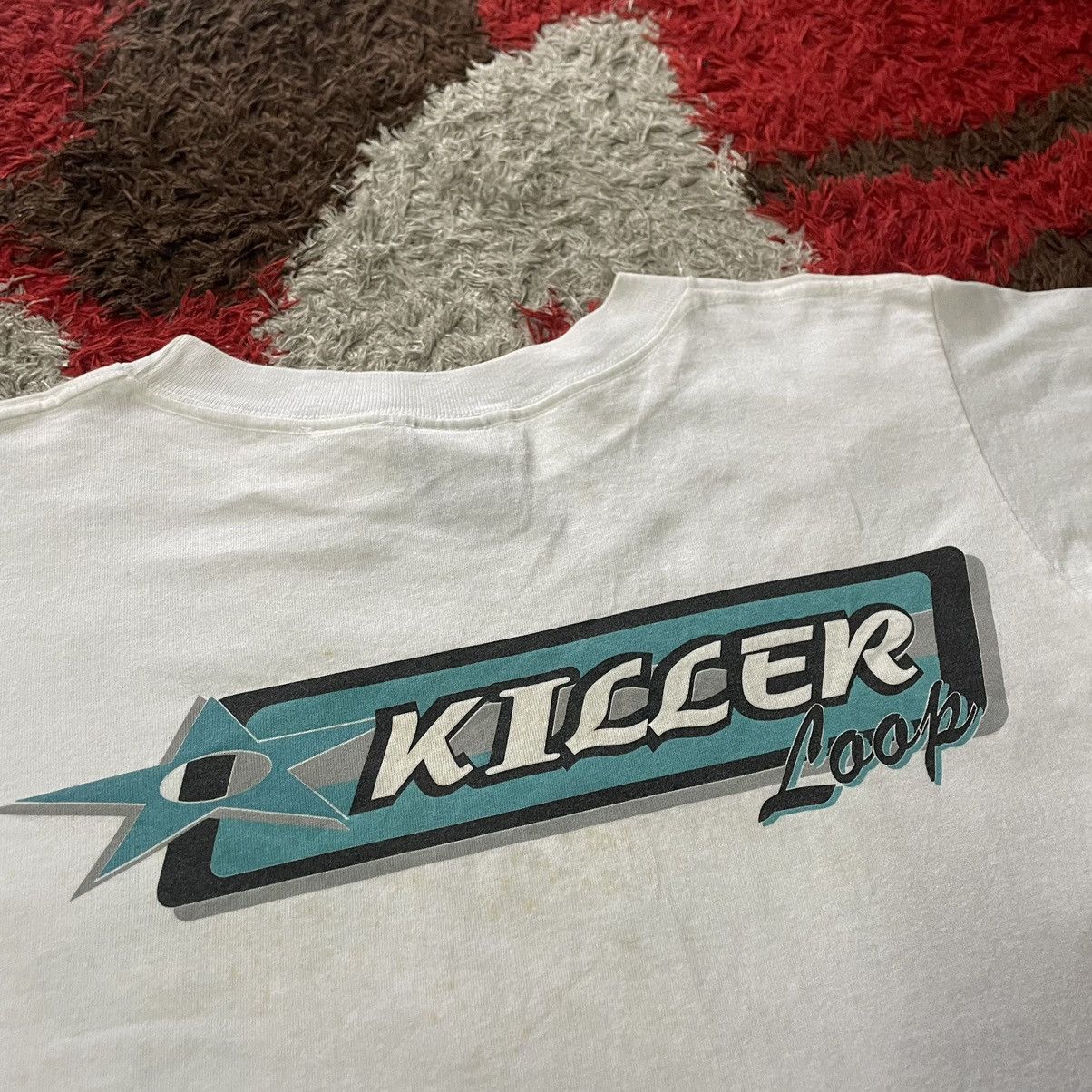 Vintage 🔥Vintage 90s Killer Loop Big Logo Spellout Surfing Skate Tee Size US M / EU 48-50 / 2 - 3 Thumbnail
