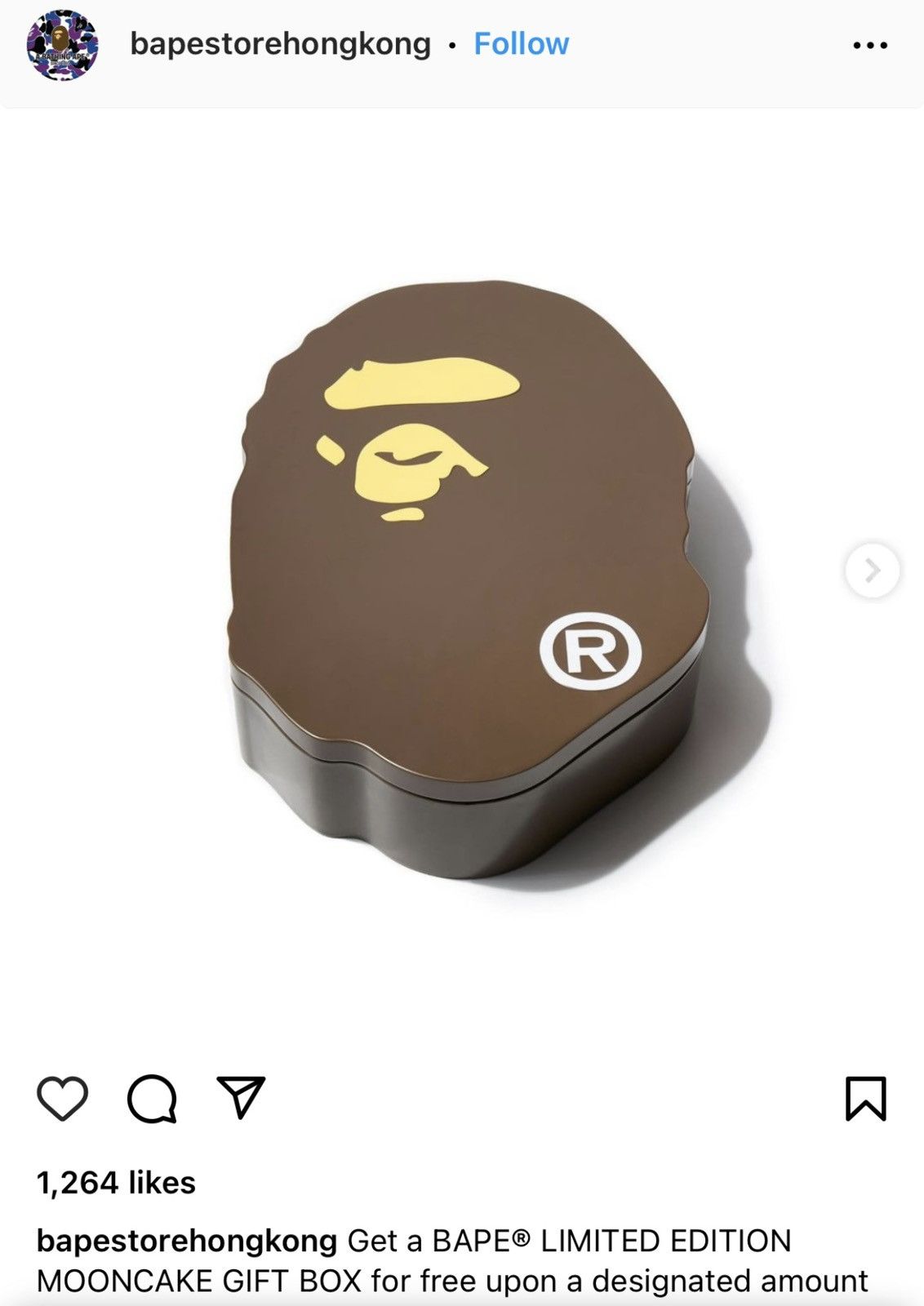 Bape A Bathing Ape Bape head Storage Tin Box Home Decor Size ONE SIZE - 3 Thumbnail
