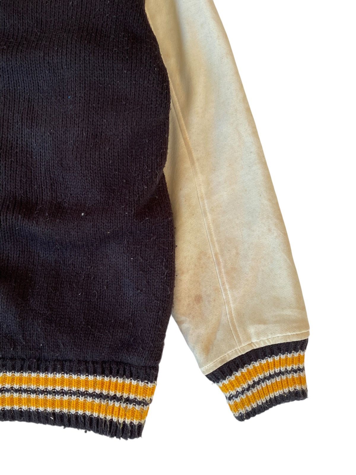 Vintage Vtg 76 Lubricants Wool Varsity Jacket Size US L / EU 52-54 / 3 - 4 Thumbnail