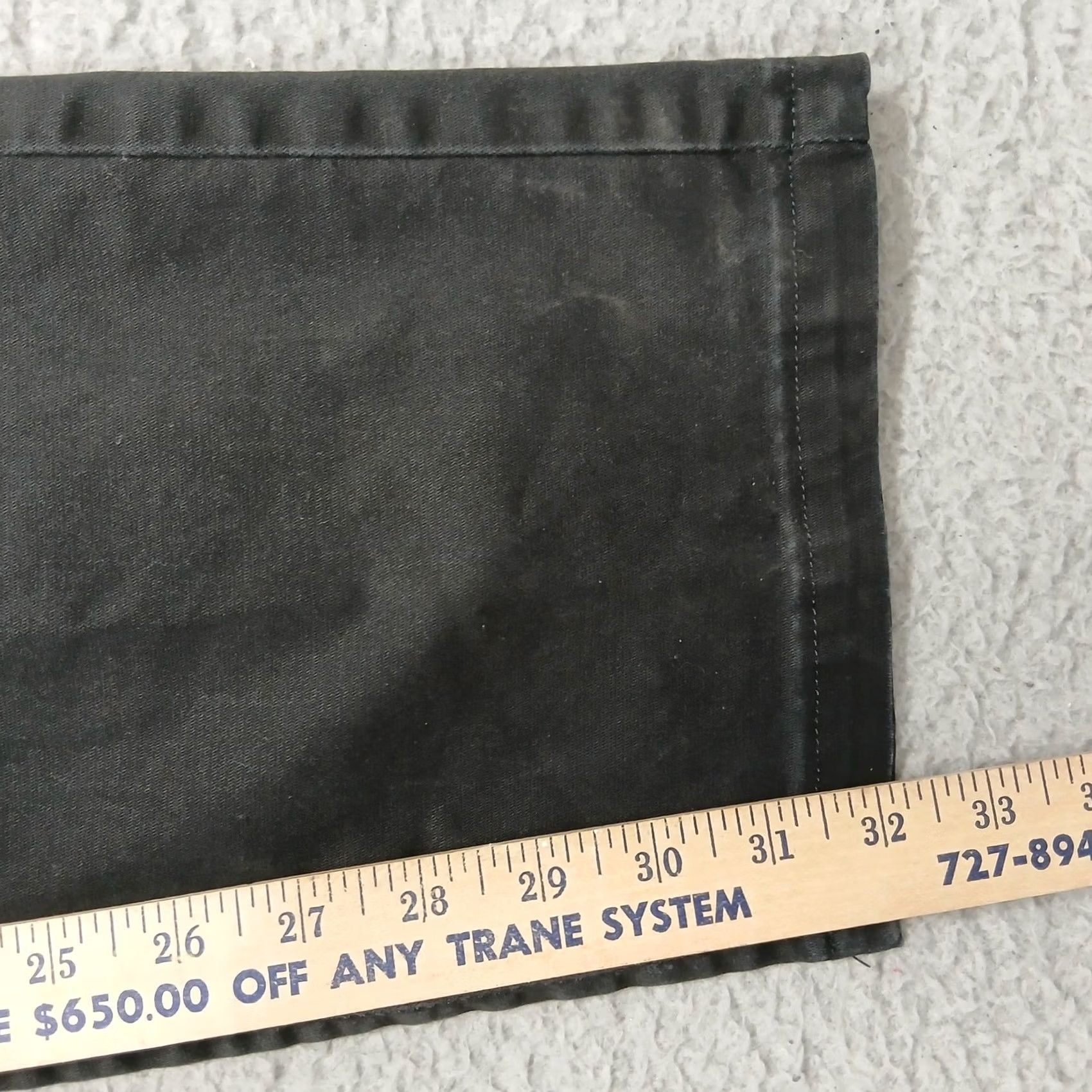 Lee Lee Extreme Comfort Pants Men 32x33 Black Straight Fit Performance Size US 32 / EU 48 - 6 Thumbnail