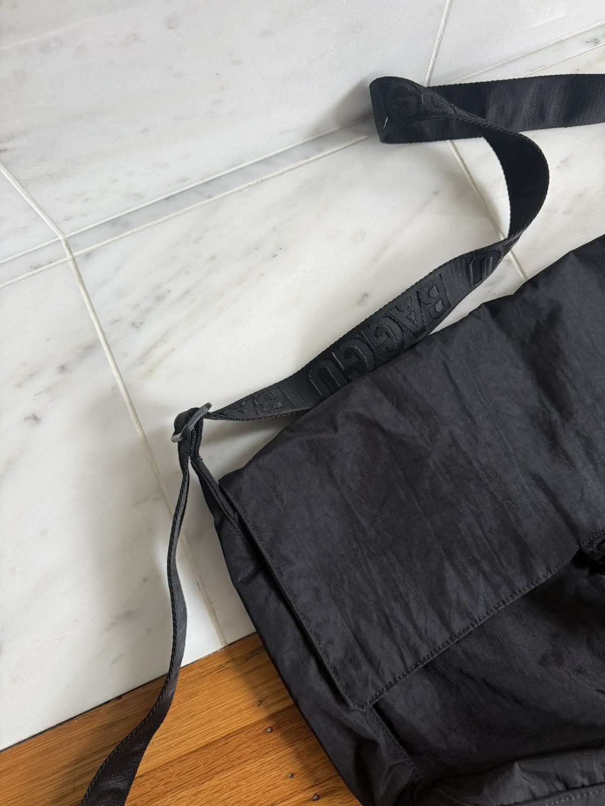Baggu Black Nylon Baggu messenger bag Size ONE SIZE - 2 Thumbnail