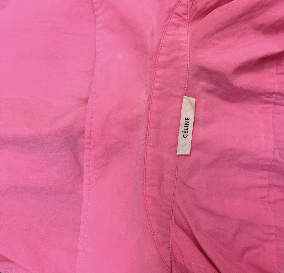 Celine Celine Pink Short Sleeve Shirt K12 Size XS / US 0-2 / IT 36-38 - 7 Thumbnail