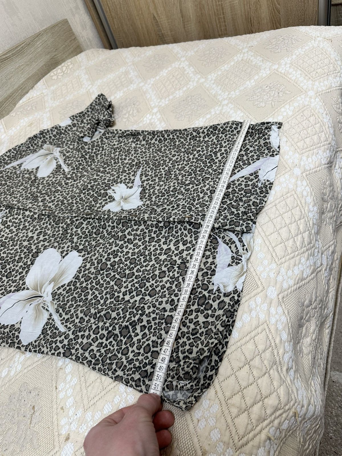 Allsaints 🔥 Allsaints Button Up SS Floral Leopard Print Kuhi Shirt XL Size US XL / EU 56 / 4 - 10 Thumbnail
